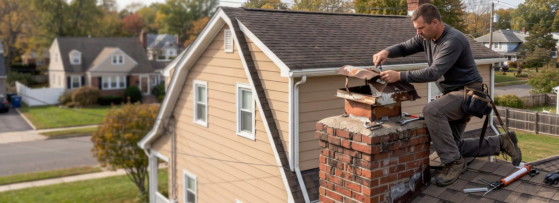 Chimney Cover Repair Linden, NJ