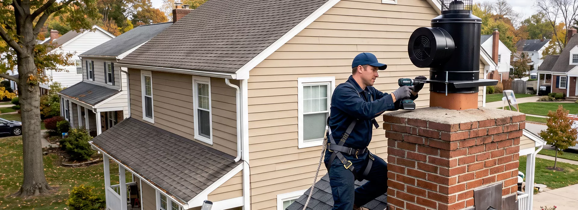 Chimney Fan Installation in Linden, NJ