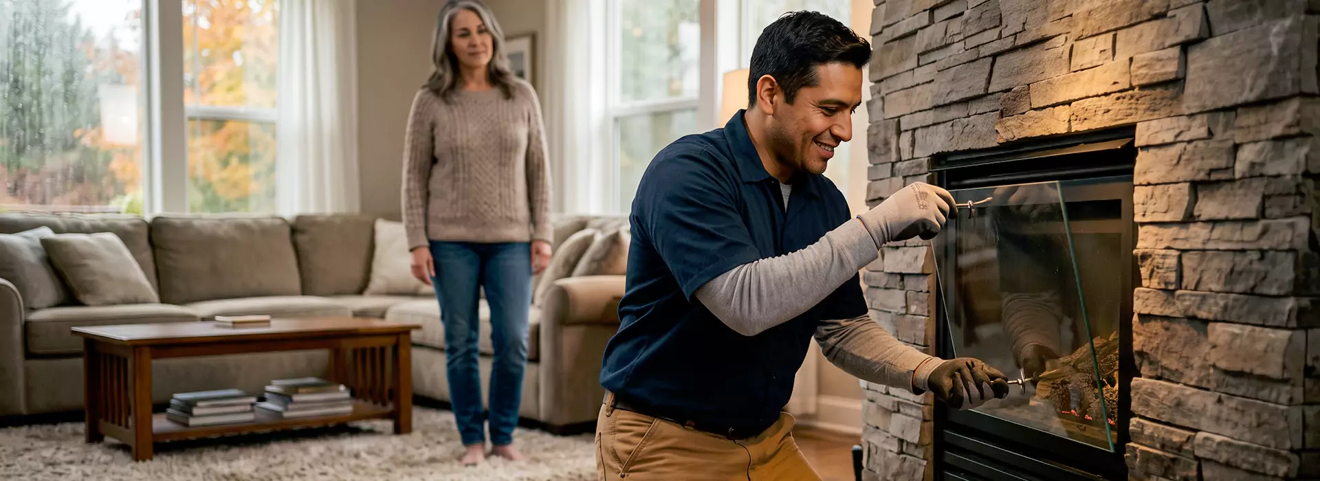 Fireplace Glass Replacement in Linden, NJ