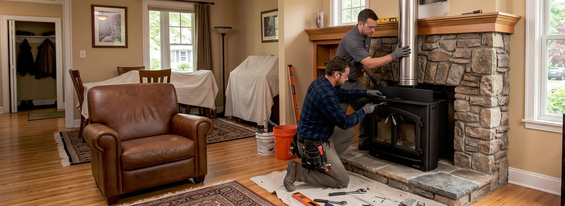 Fireplace Installation in Linden
