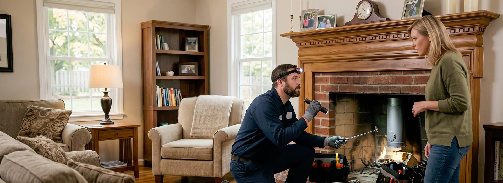 Fireplace Safety Inspection Linden, NJ