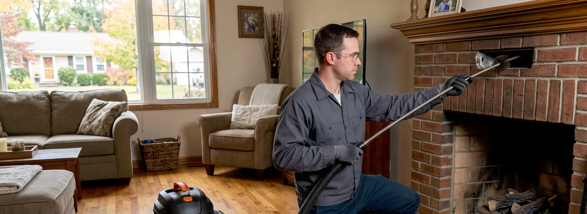 Fireplace Vent Cleaning in Linden, NJ