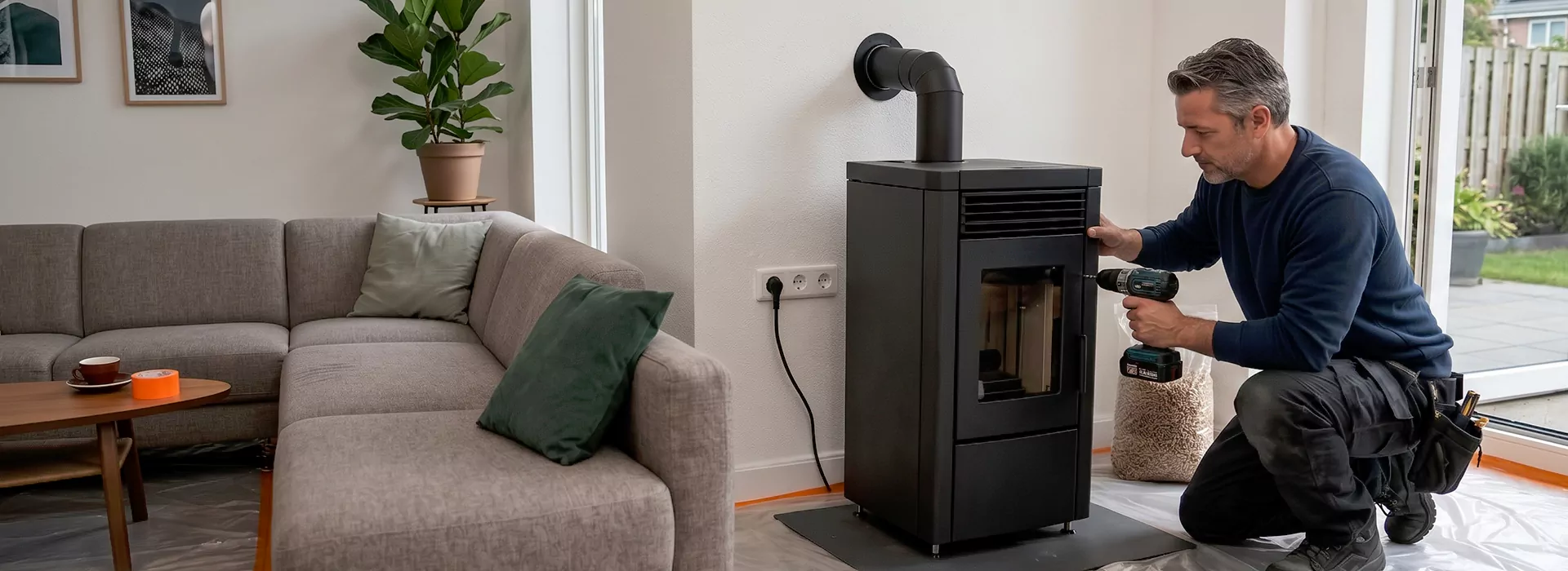 Pellet Stove Chimney Installation in Linden, NJ