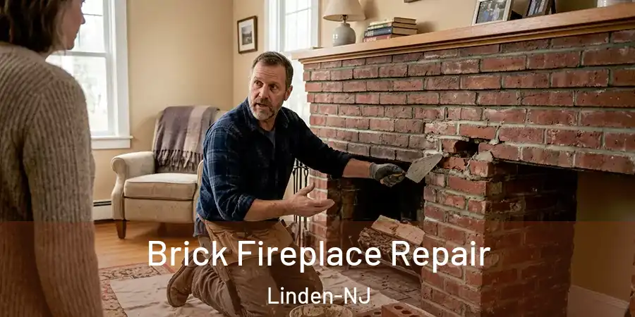 Brick Fireplace Repair Linden-NJ
