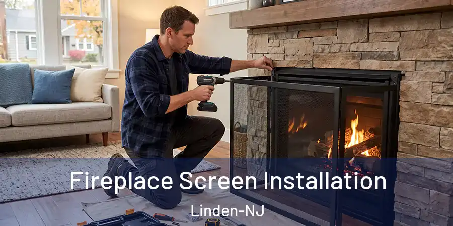 Fireplace Screen Installation Linden-NJ