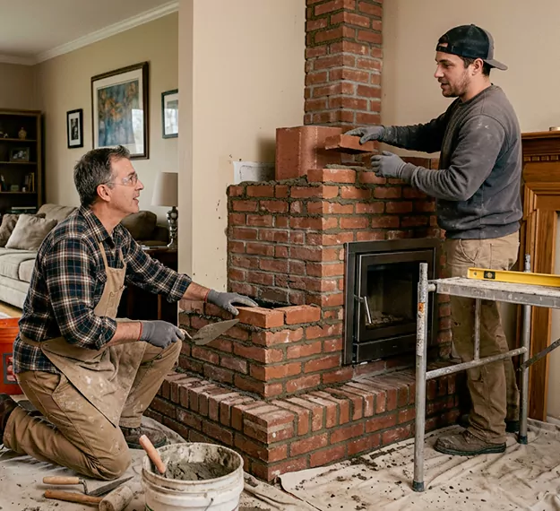 Certified Brick Fireplace Installation Company: Your Local Masonry Fireplace Contractors in Linden, NJ