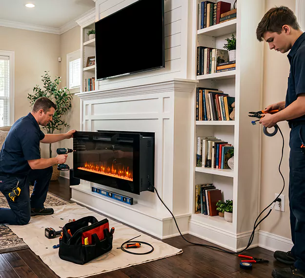 Certified Electric Fireplace Installation Company: Your Local Electric Fireplace Contractors in Linden, NJ!