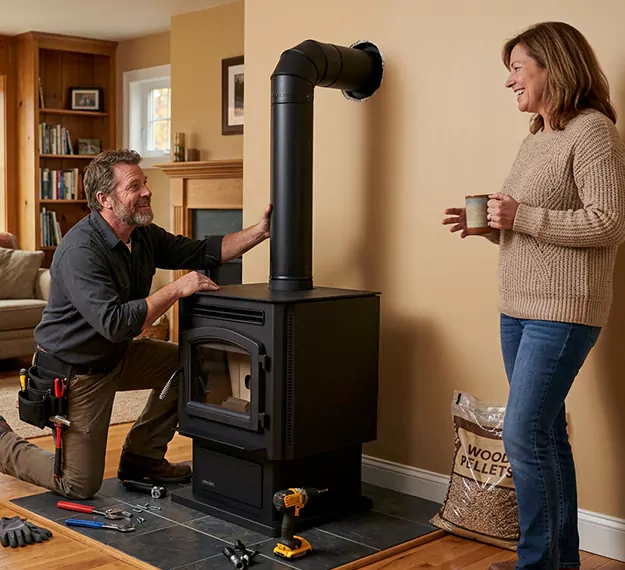 Certified Pellet Fireplace Installation Company: Your Local Pellet Stove Fitting Team in Linden, NJ