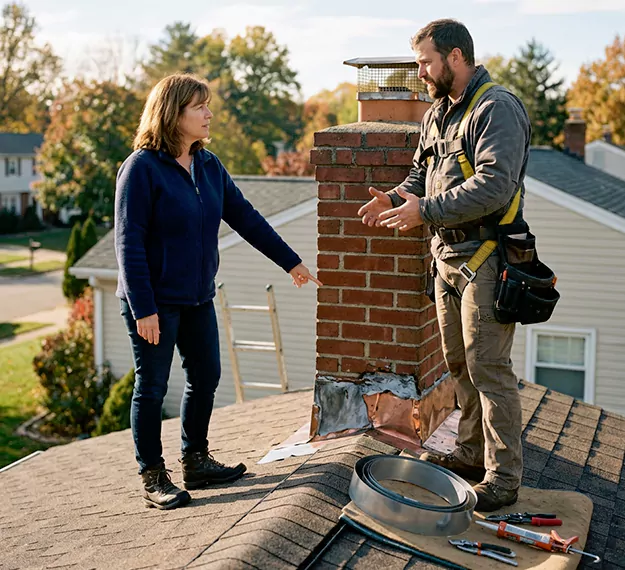 What Makes Our Chimney Flashing Services Different in Linden, NJ?