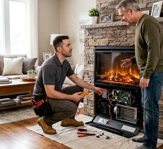 Why Linden Homeowners Choose Our Electric Fireplace Repair Team?