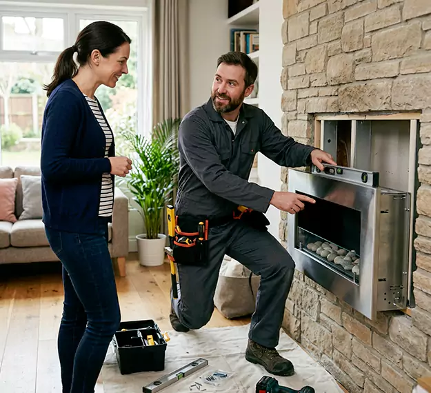 Why Linden Homeowners Choose Our Ethanol Fireplace Installation Team?
