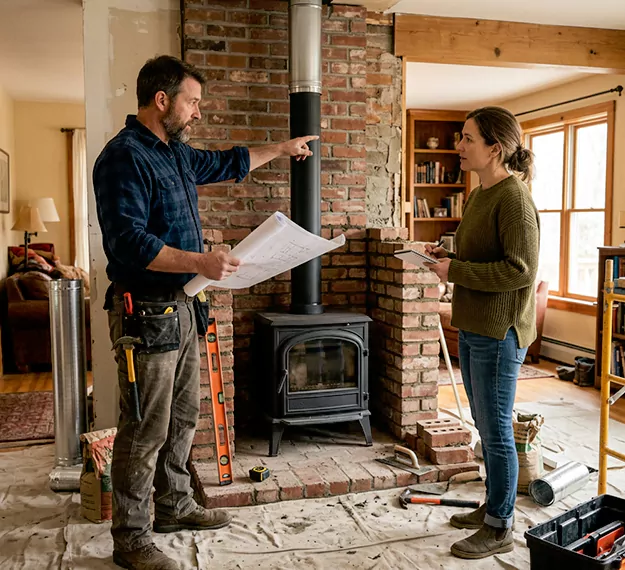 Why Linden Homeowners Choose Our Wood Fireplace Installation Team?