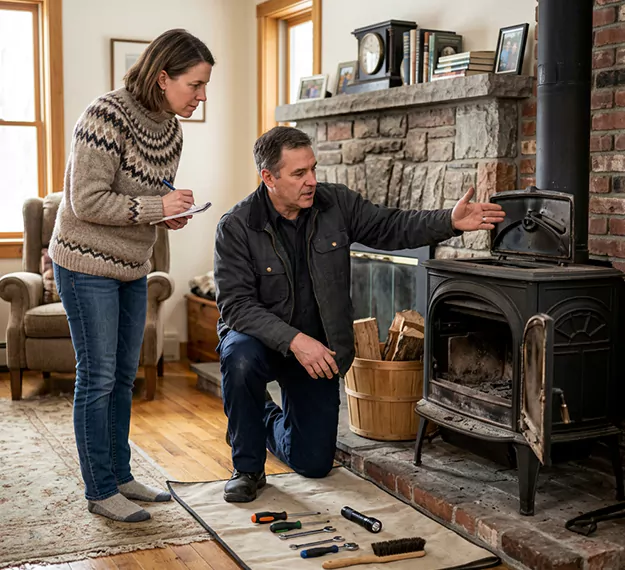 Why Linden Homeowners Choose Our Wood Stove Repair Team?