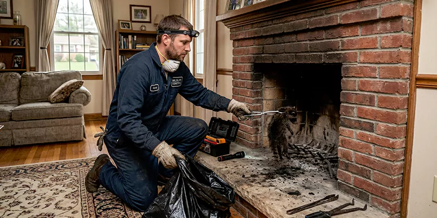 Dead Animal in Fireplace Removal Linden
