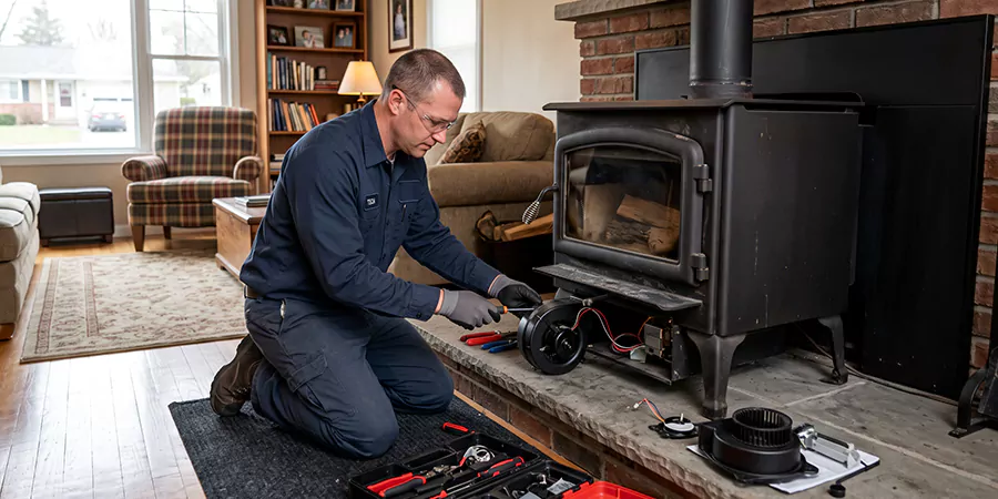 Wood Stove and Gas Fireplace Fan Repair Linden