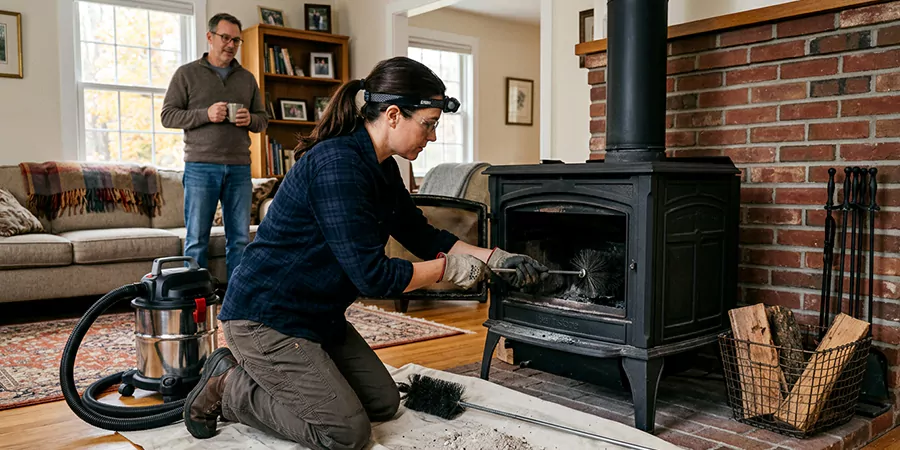 Wood Stove and Pellet Stove Cleaning Service Linden