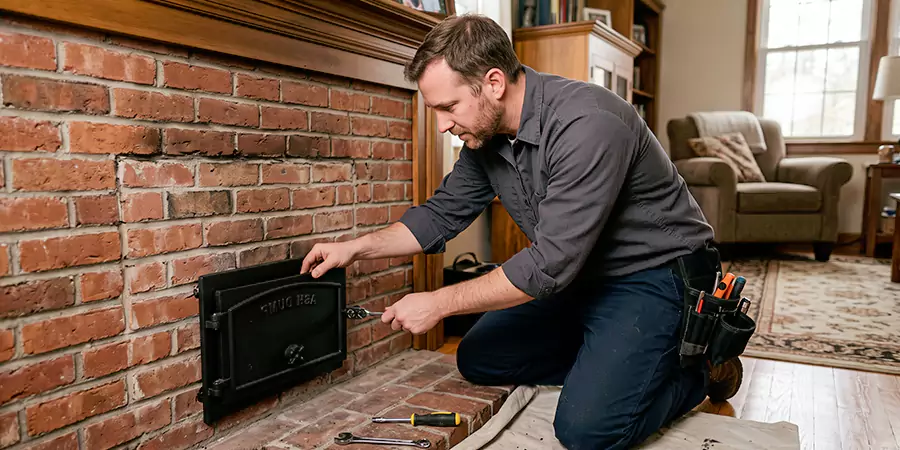 Fireplace Ash Dump Door Installation Linden