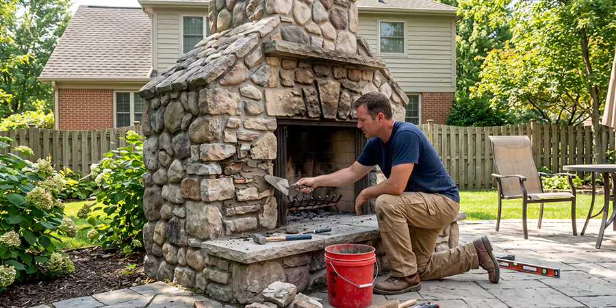 Outdoor Fireplace Repair Linden