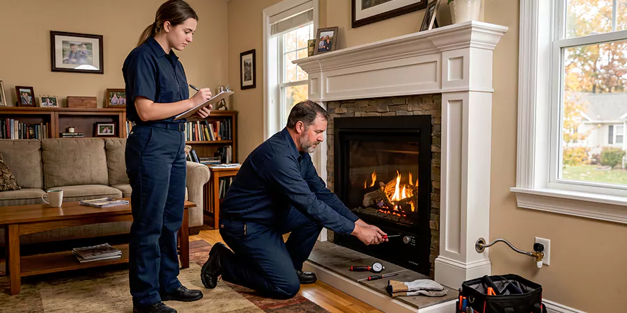 Fireplace Gas Line and Hookup Linden